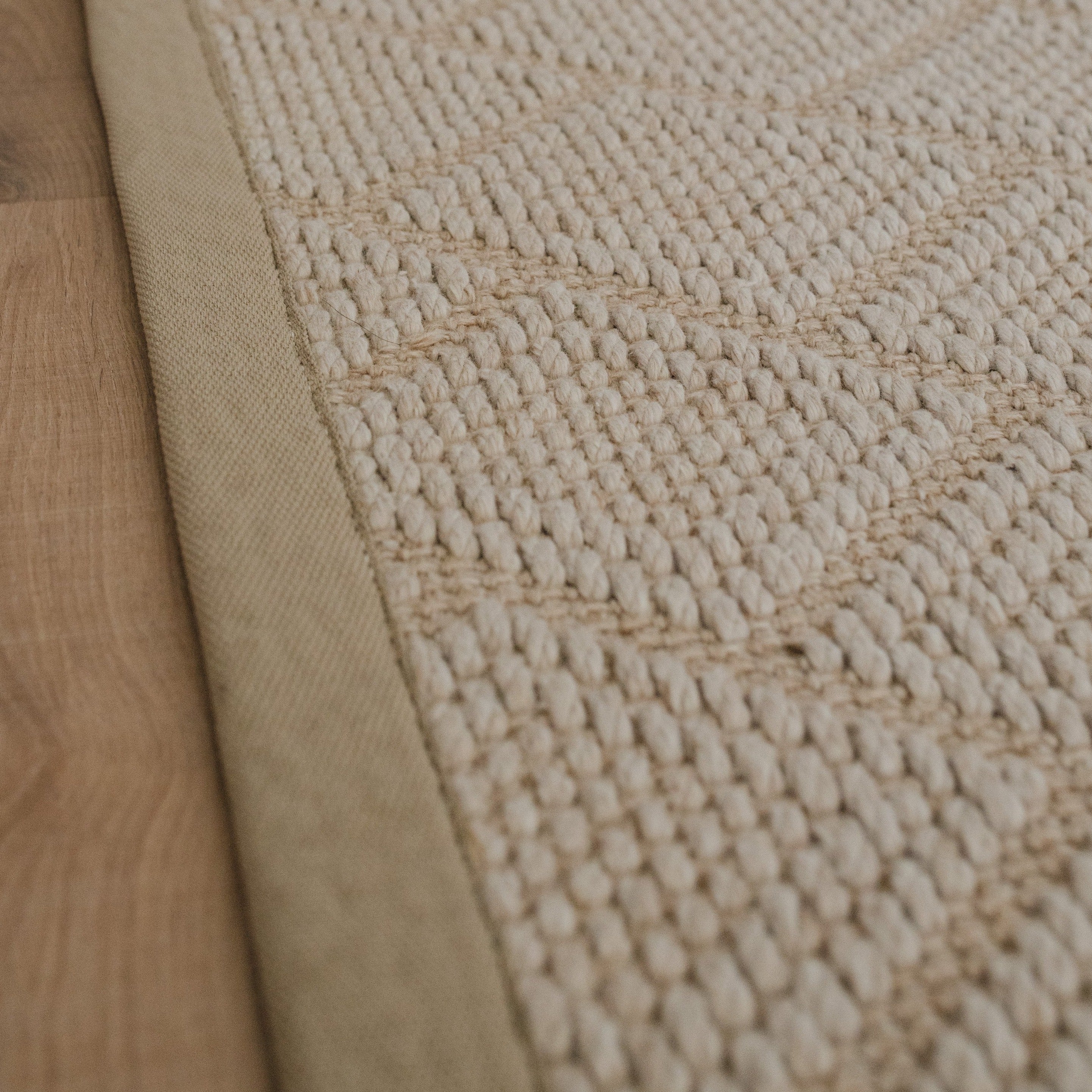 P.E.T Chunky Jacquard Light Beige Rug
