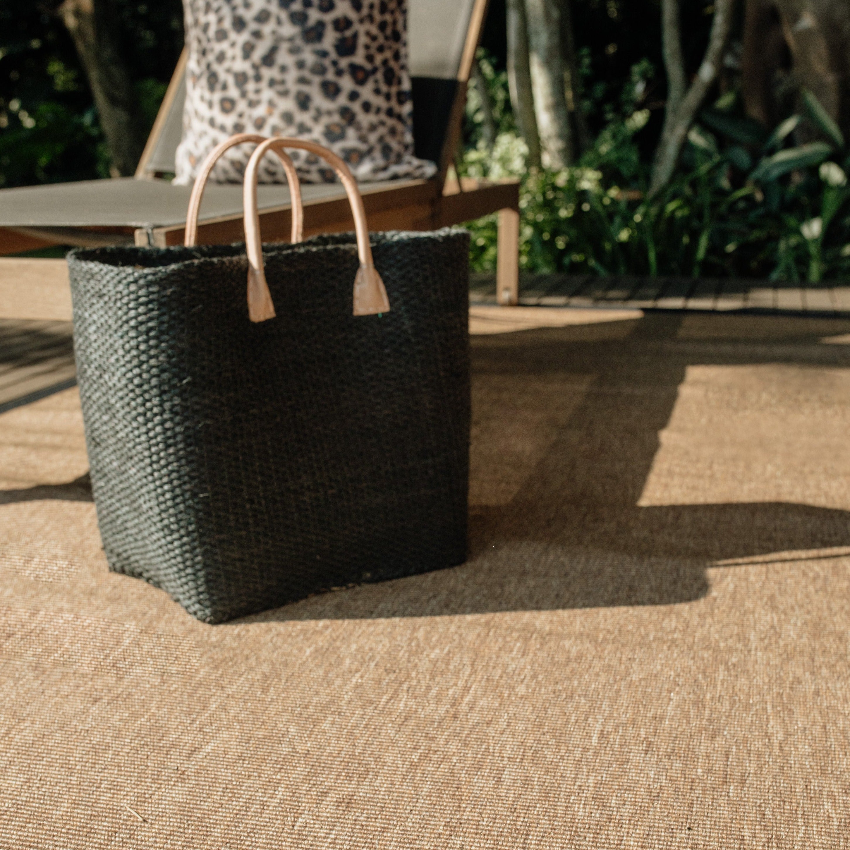 Rust Brown Boucle Rug