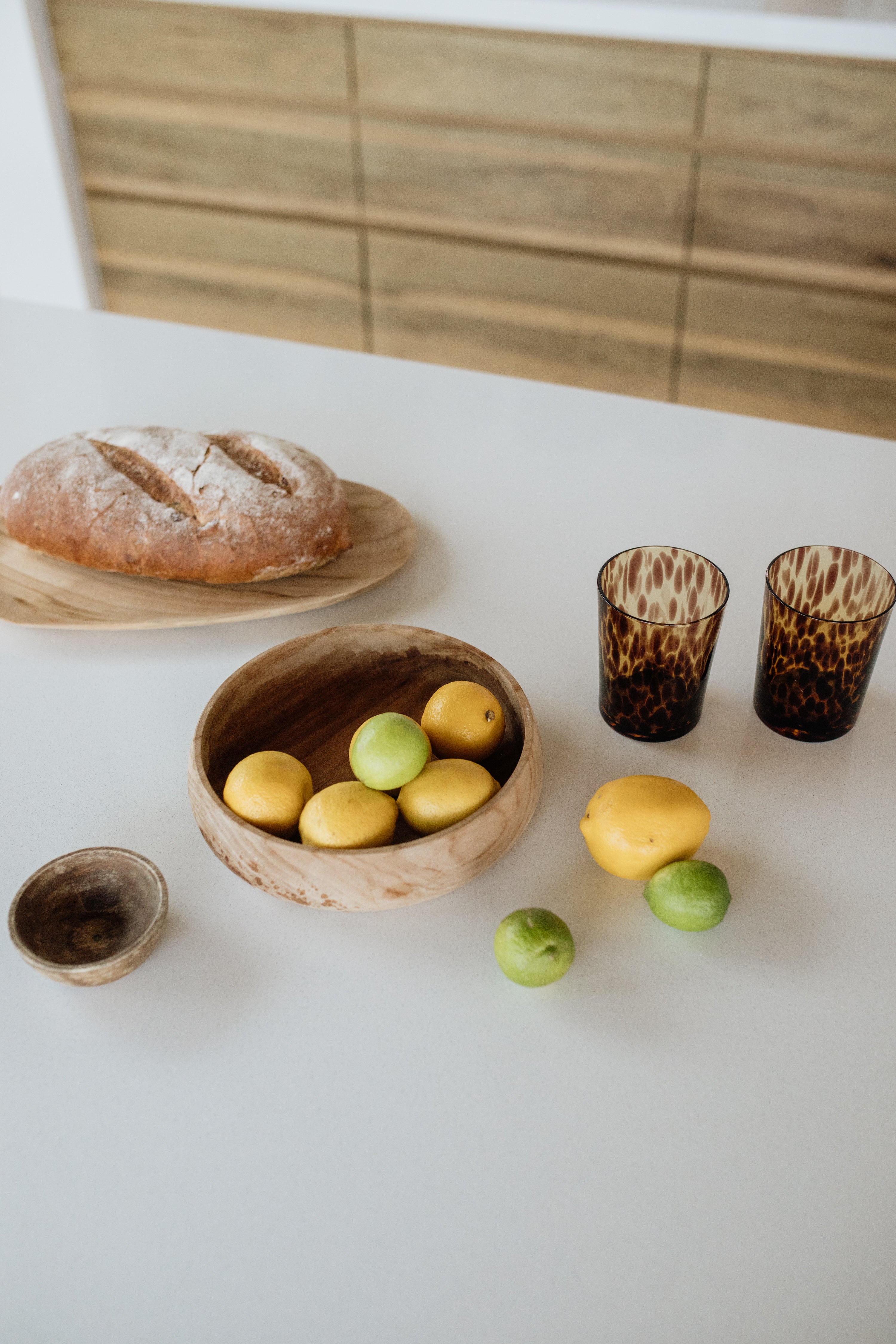 Tortoise Shell Drinking Glasses | Set of 4