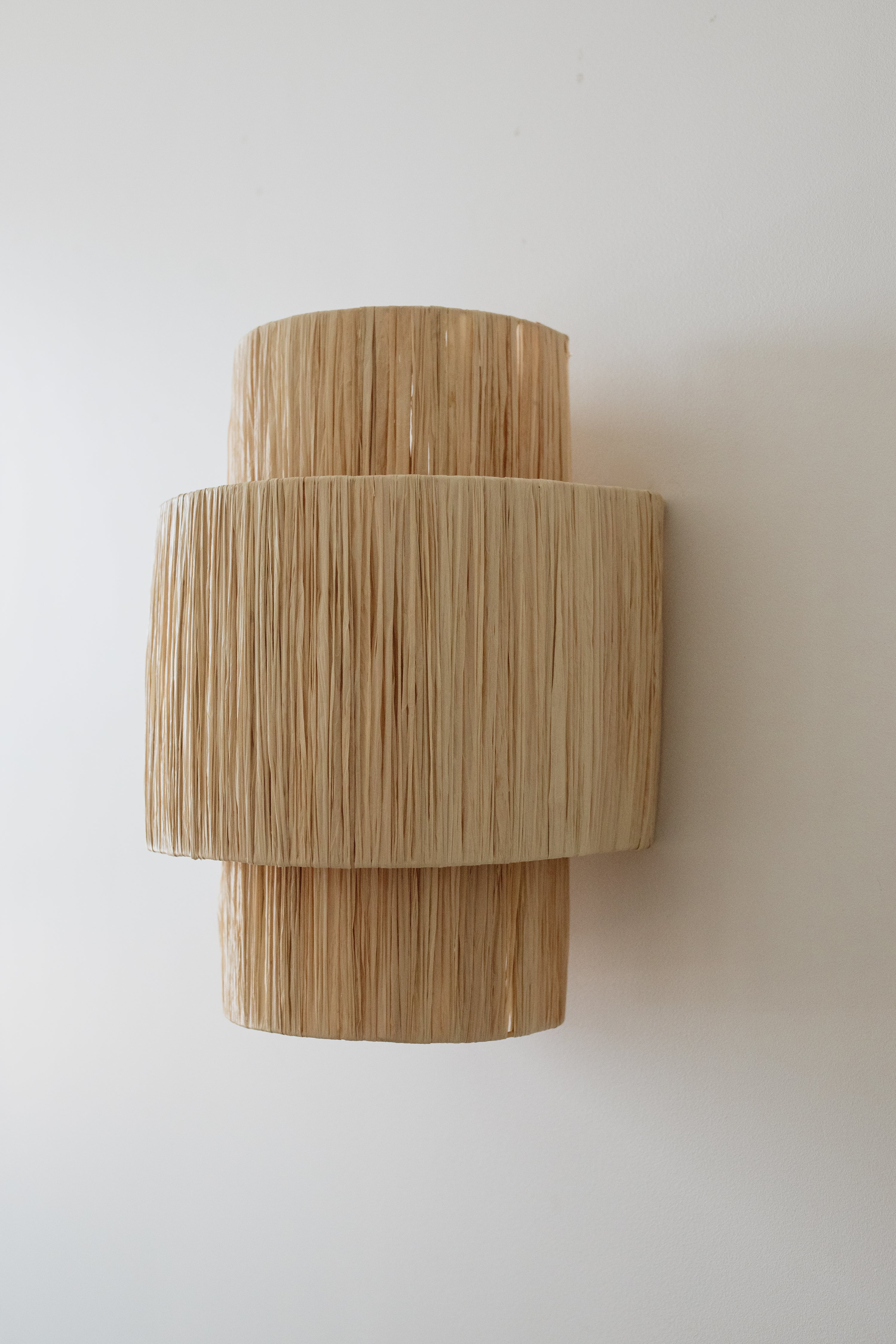 Raffia Wall Sconce