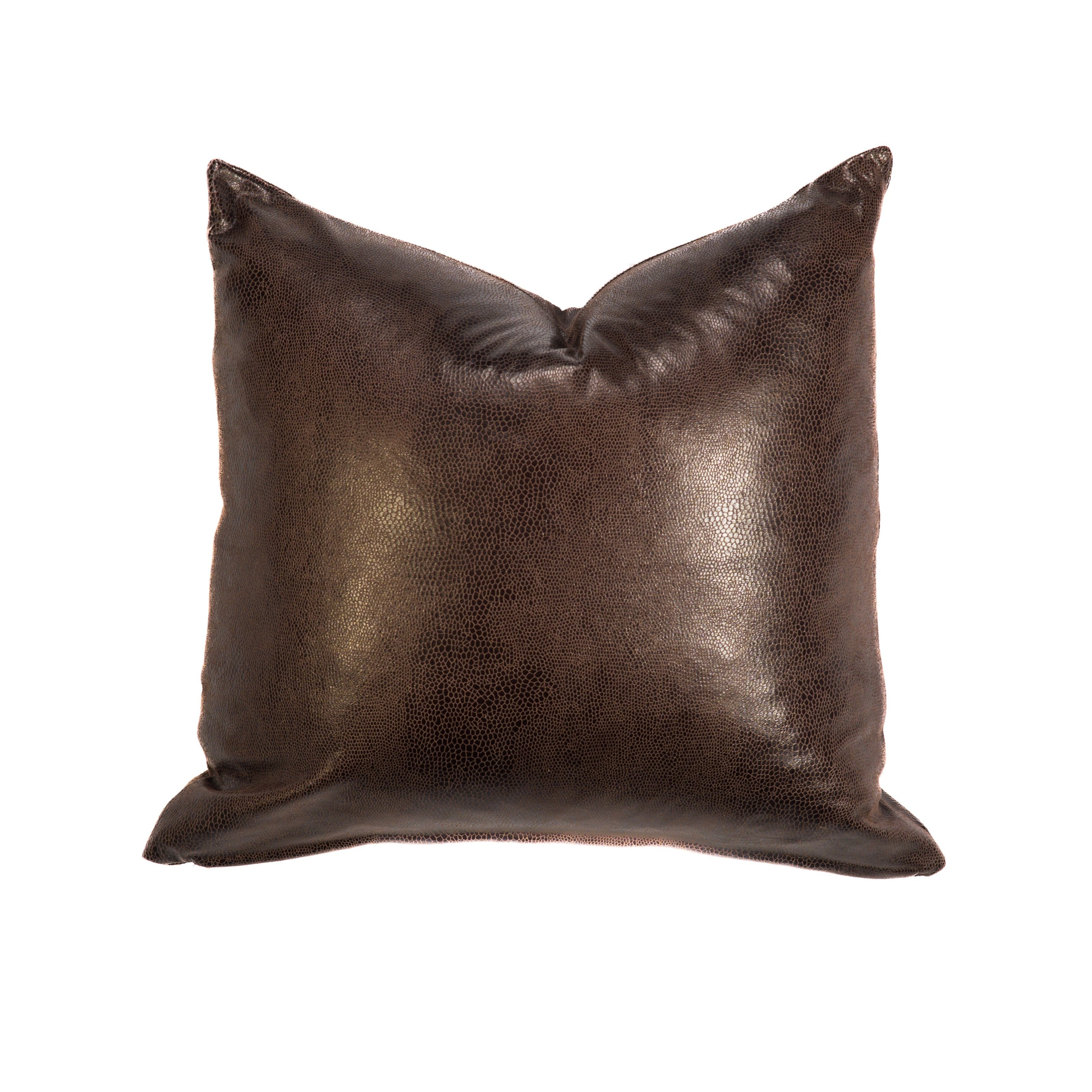 Leather Cushion Cover | Brown