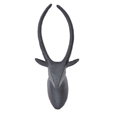 Deer Cast Iron Hook | Black