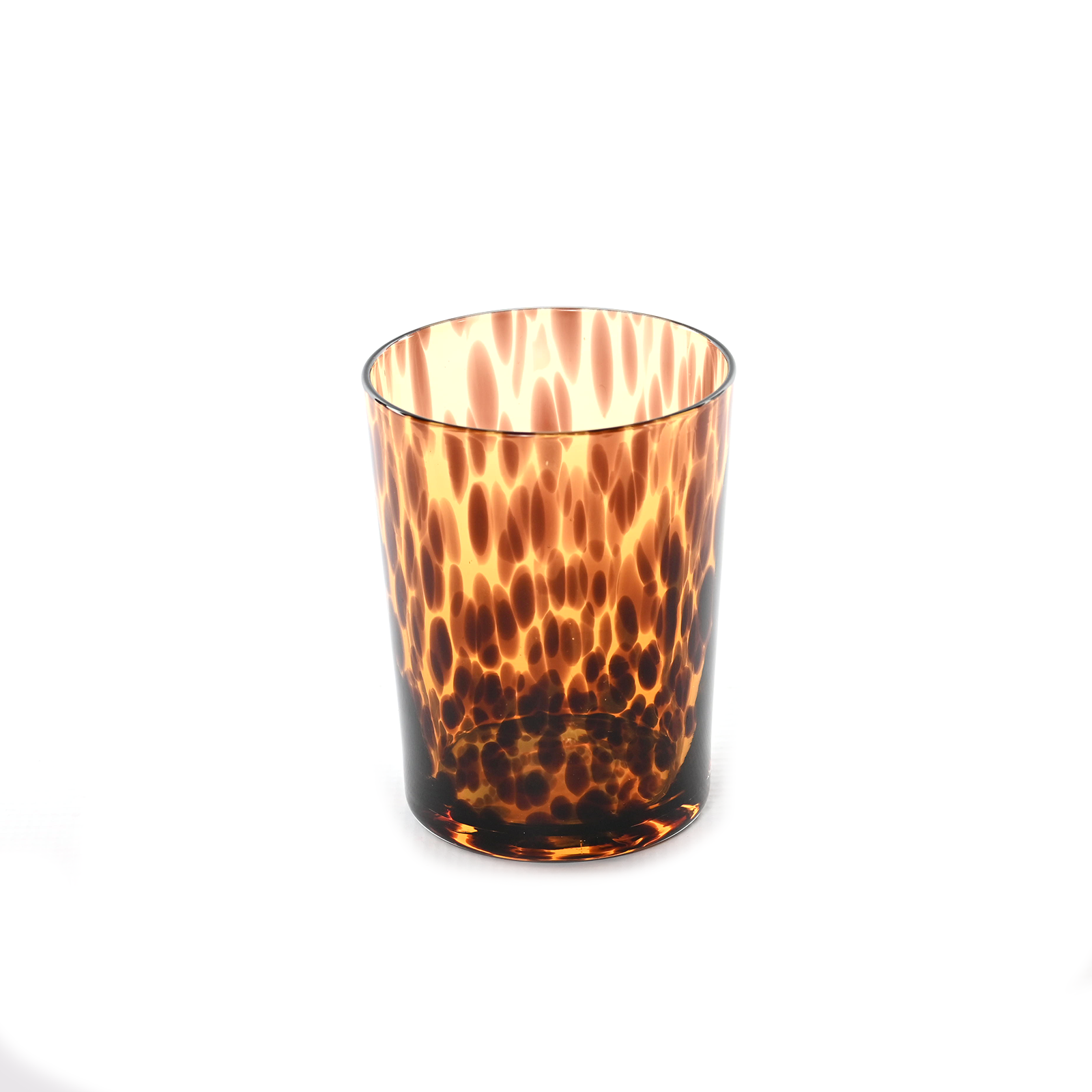 Tortoise Shell Drinking Glasses | Set of 4