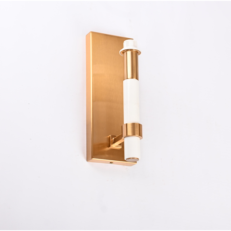 Lizbeth Wall Light | White & Bronze Finish