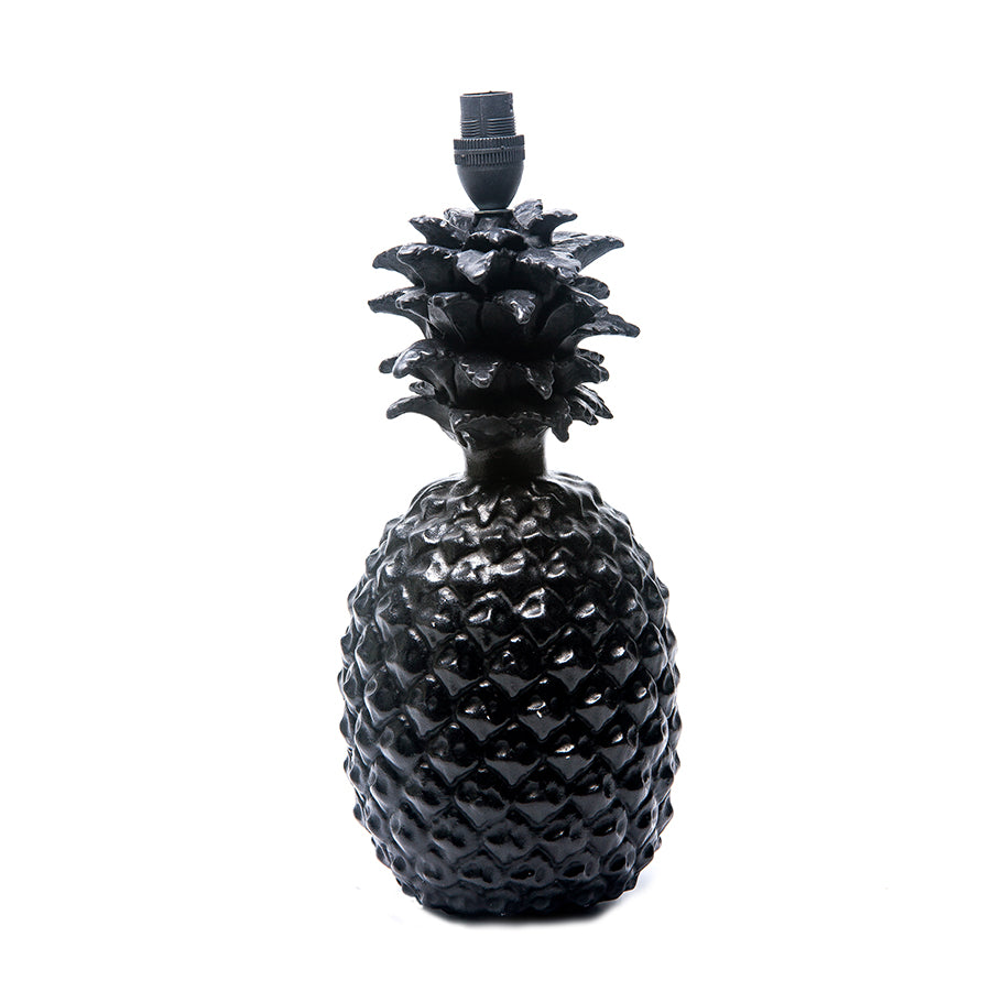 Pineapple Lamp Base | Black