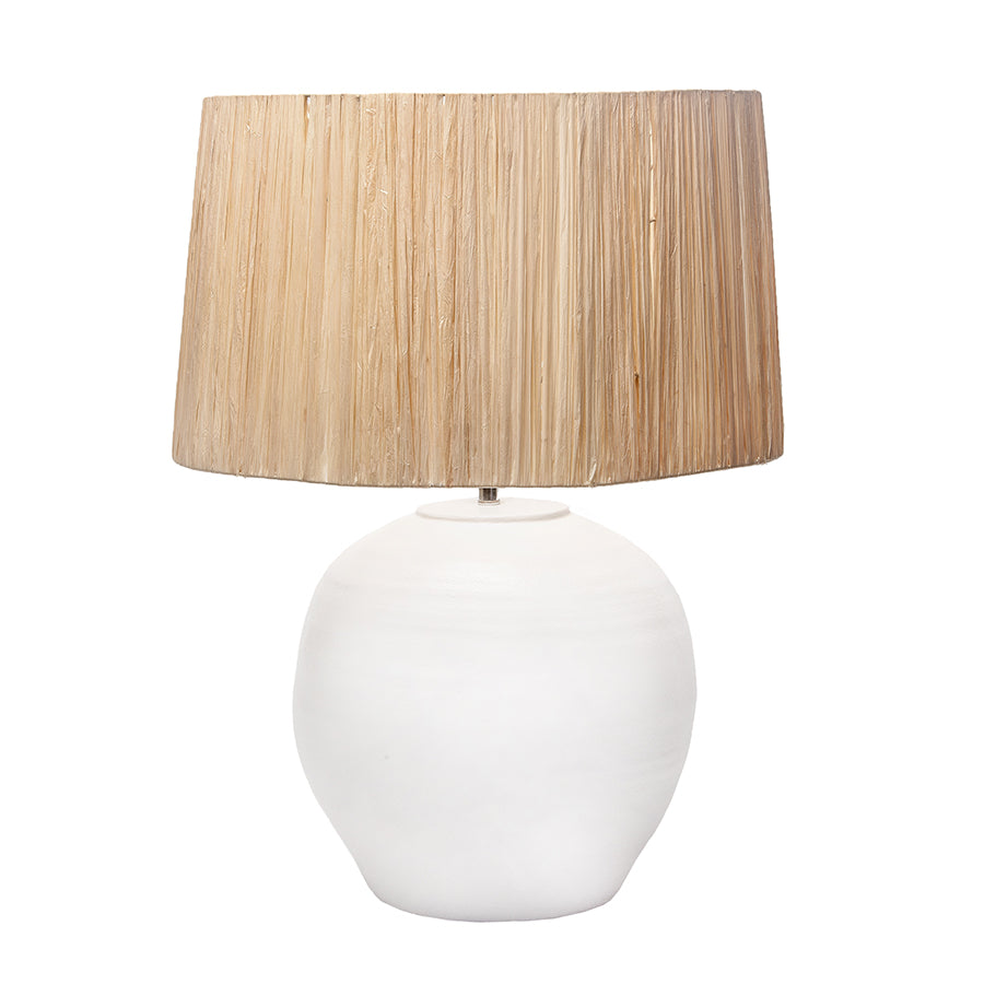 Pot Lamp Base | White
