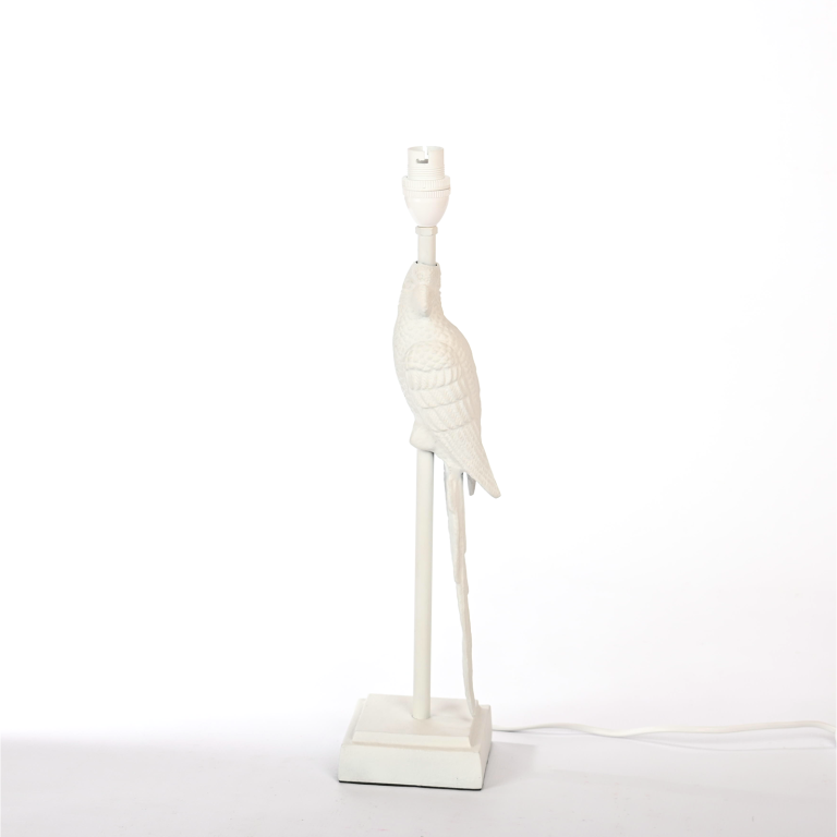 Parrot Lamp Base | White