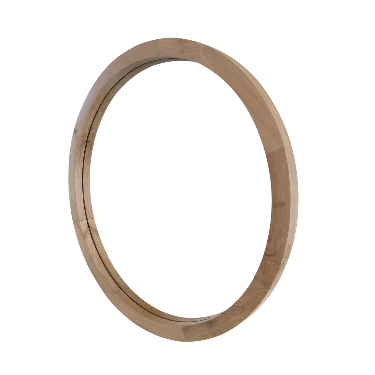 Round Oak Mirror