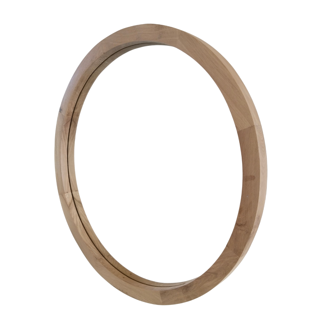 Round Oak Mirror