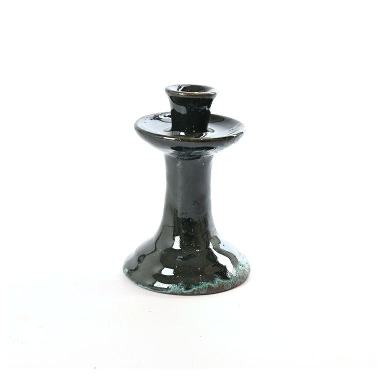 Candle Holder | Blue Reactive Glaze
