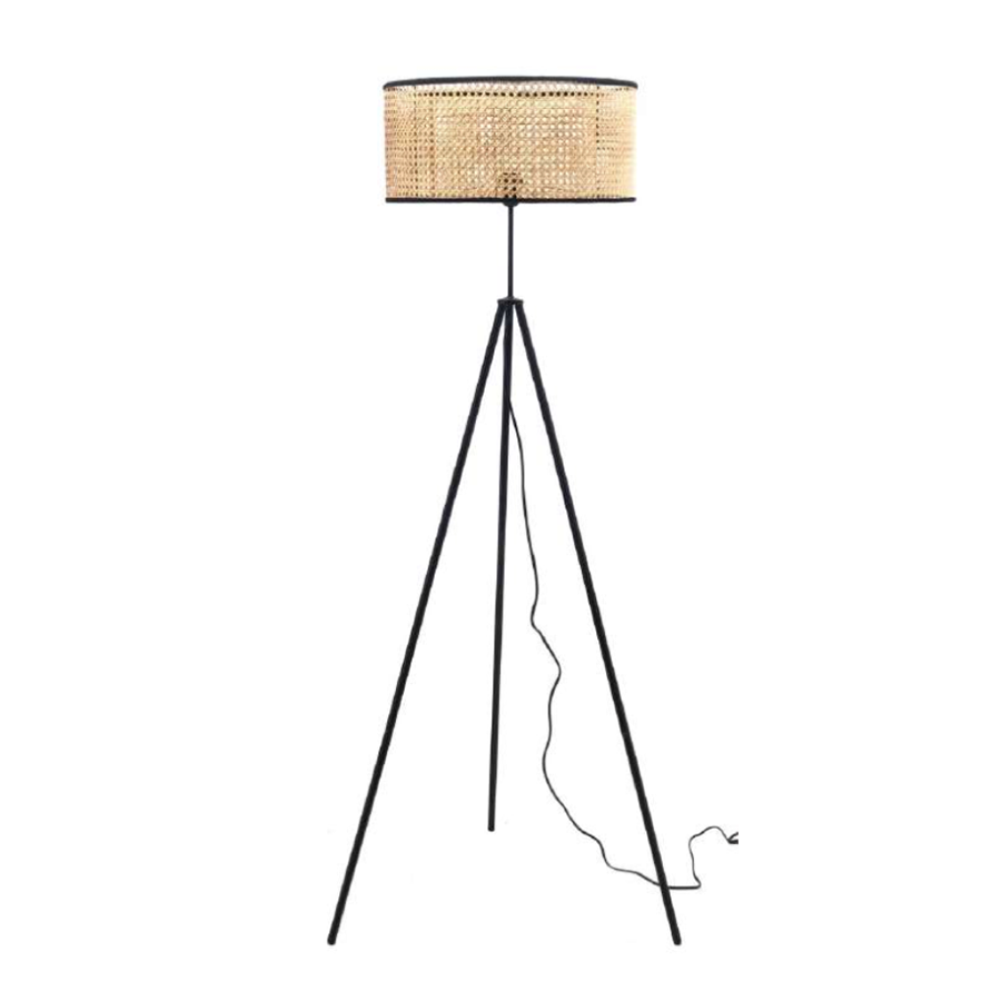 Lux Floor Lamp With Dutch Weave Shade