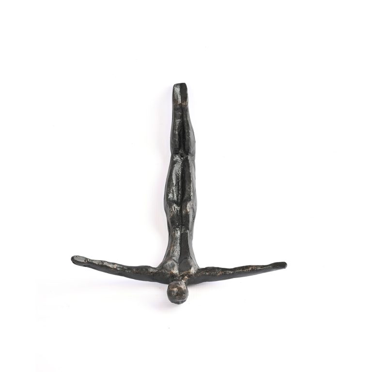 Diving Man Hook | Rust Black