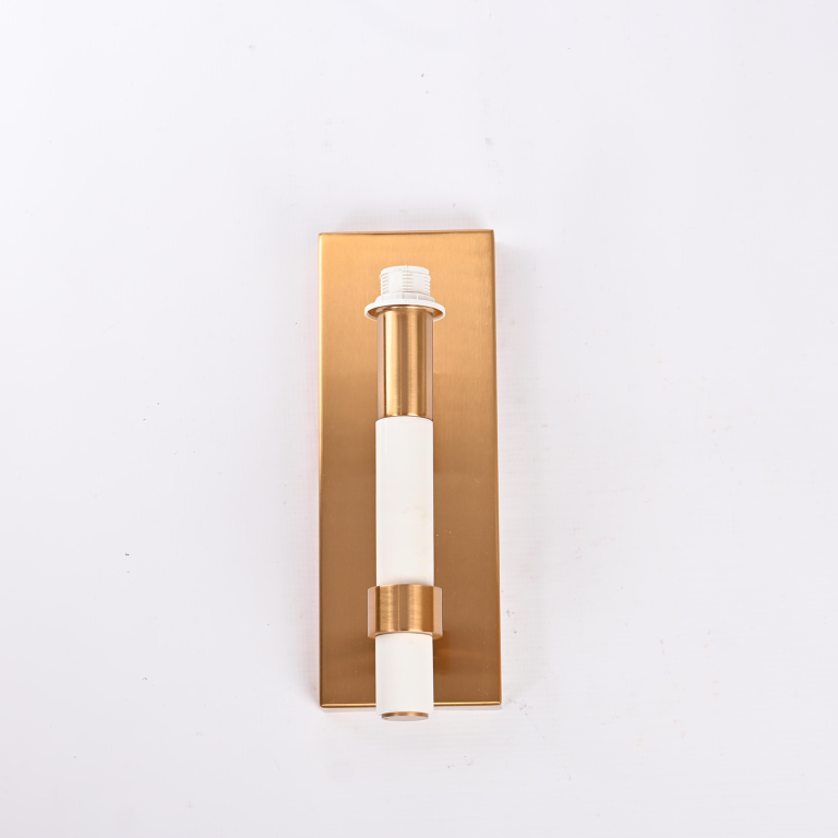 Lizbeth Wall Light | White & Bronze Finish