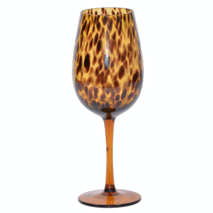 Tortoise Shell Wine Glasses (Set of 4)