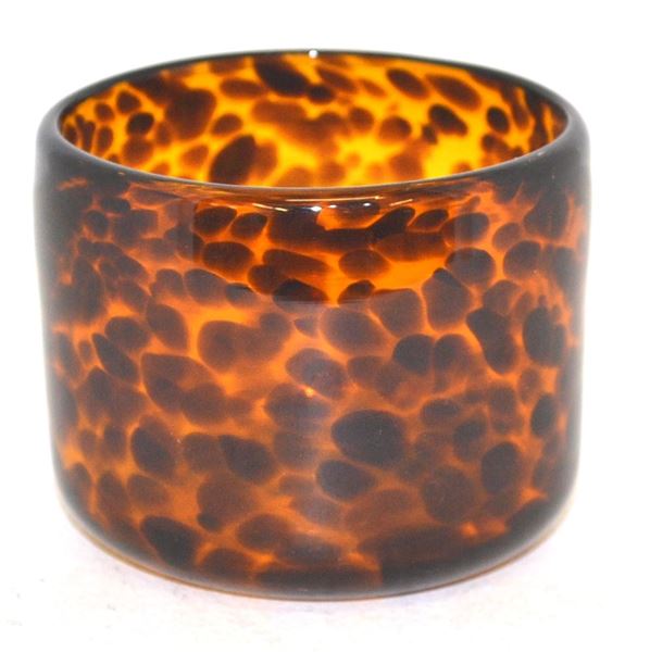 Glass T-Light Tortoiseshell