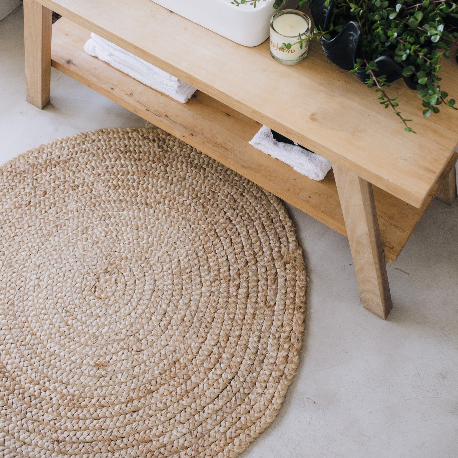 Round Jute Rug