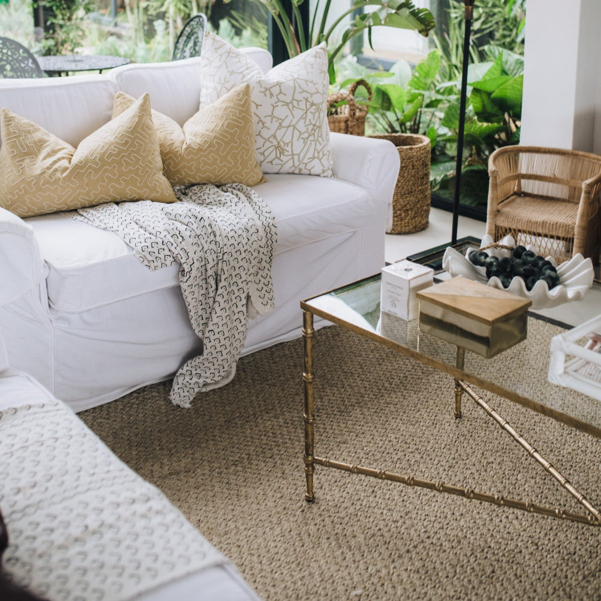 Chunky Tigers Eye Sisal Natural Rug