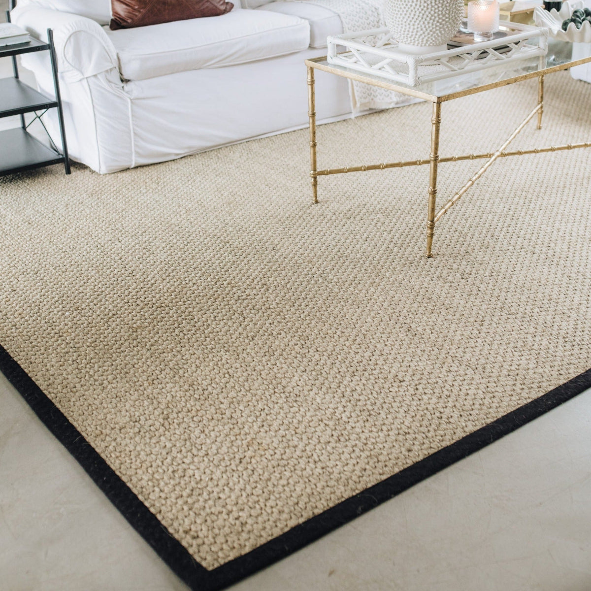 Chunky Tigers Eye Sisal Natural Rug