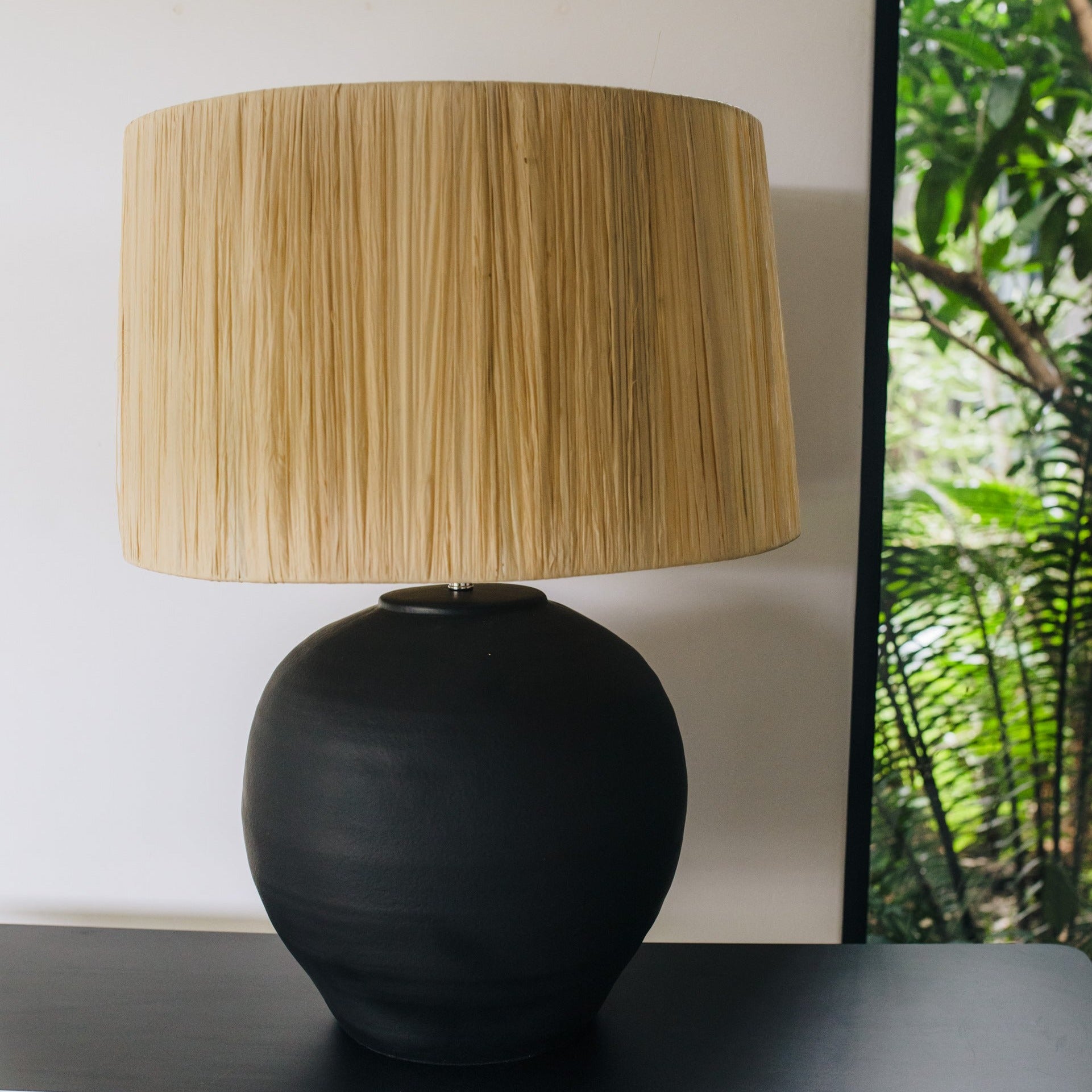 Pot Lamp Base | Black