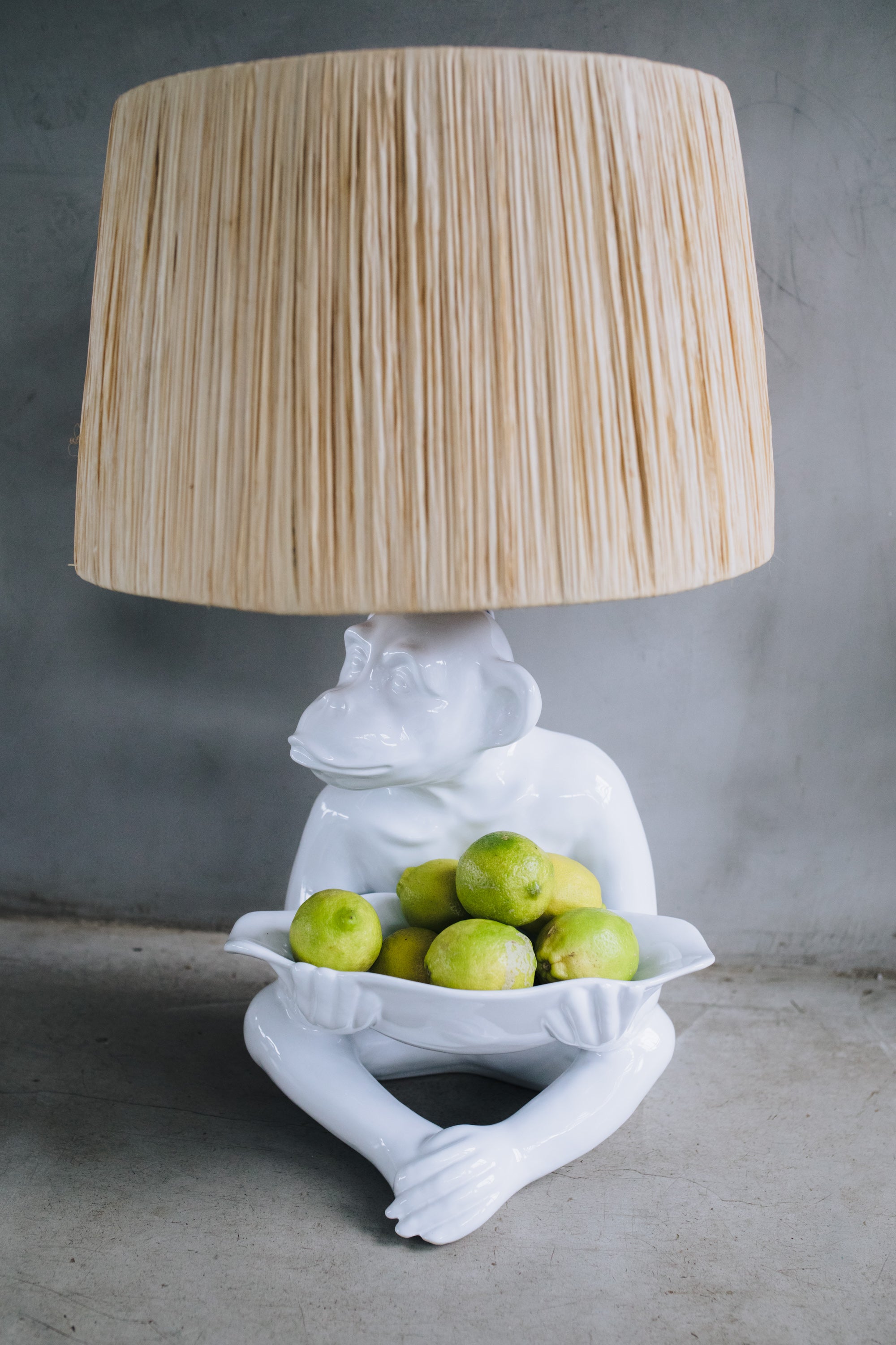 Mr Knox Monkey Lampbase | White