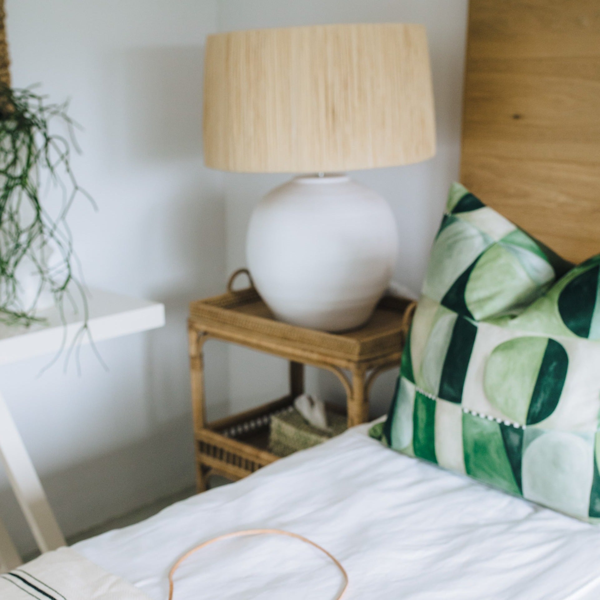 Pot Lamp Base | White