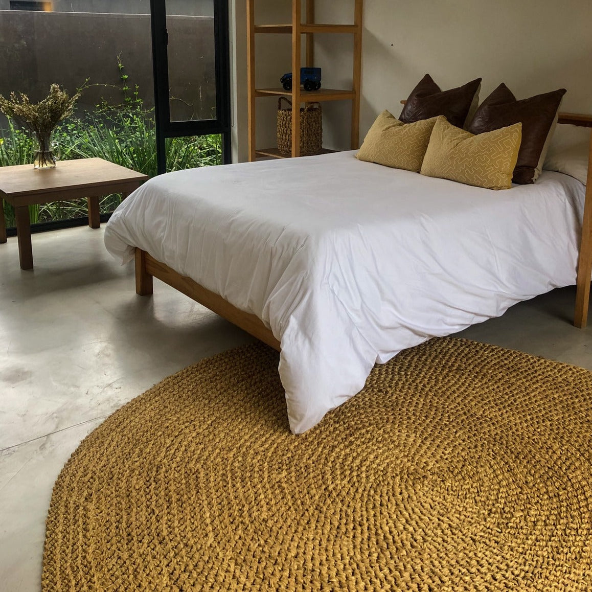 Round Crochet Luthindzi Rug