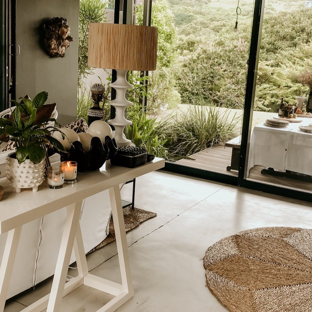 XL Stepped Lamp Base | White