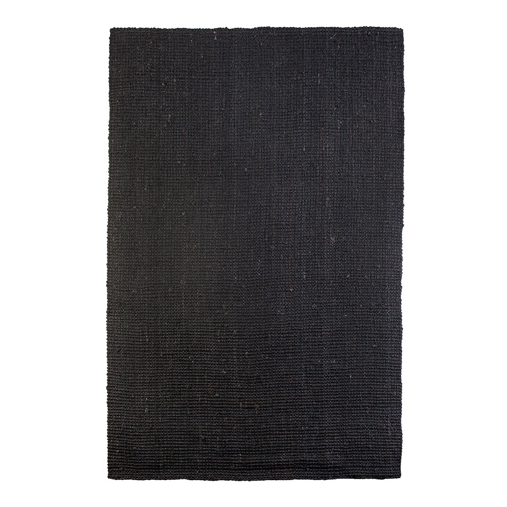 Jute Black Rug