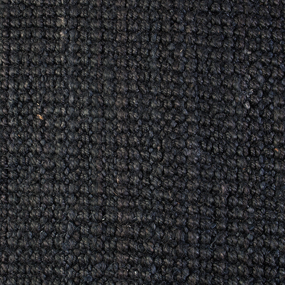 Jute Black Rug