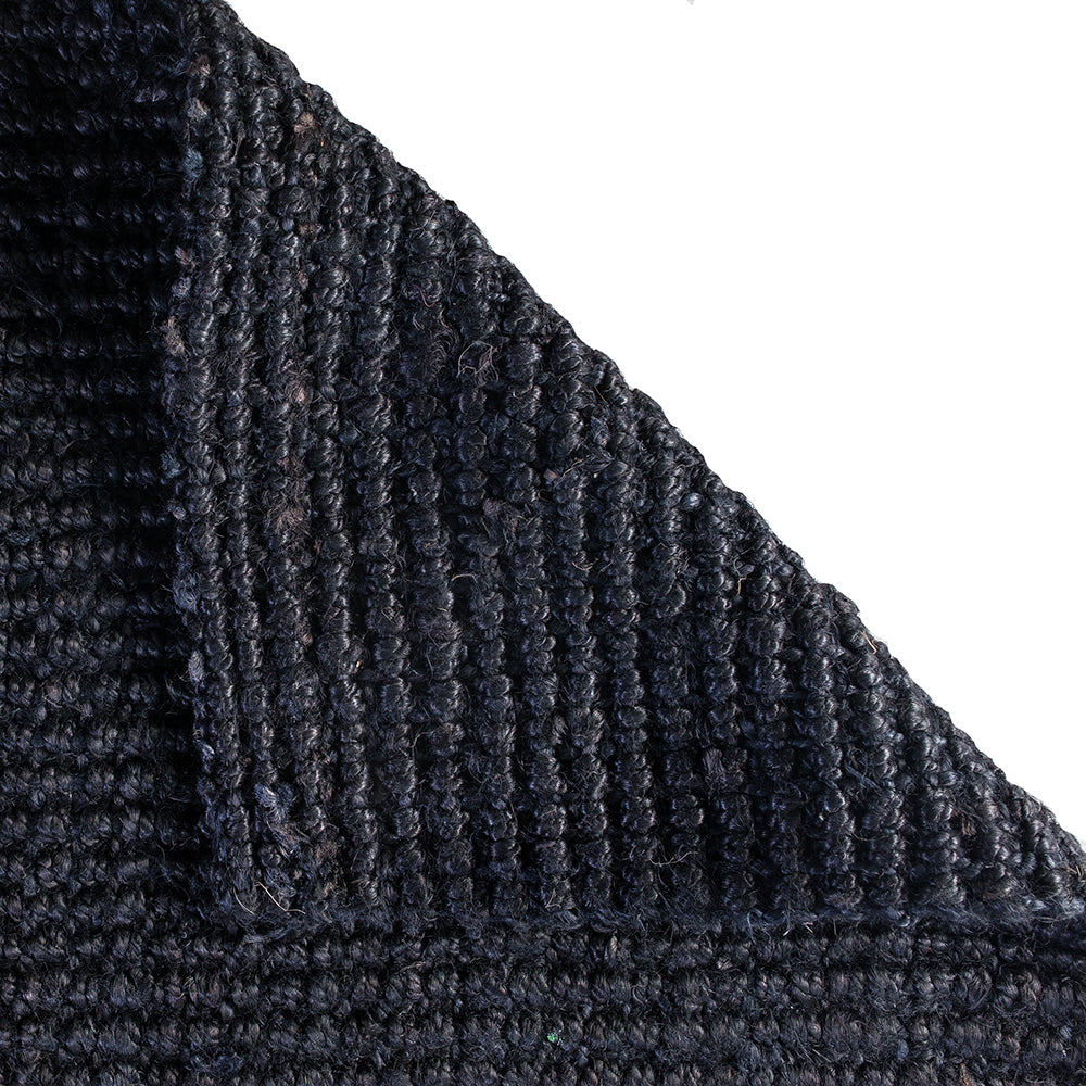 Jute Black Rug