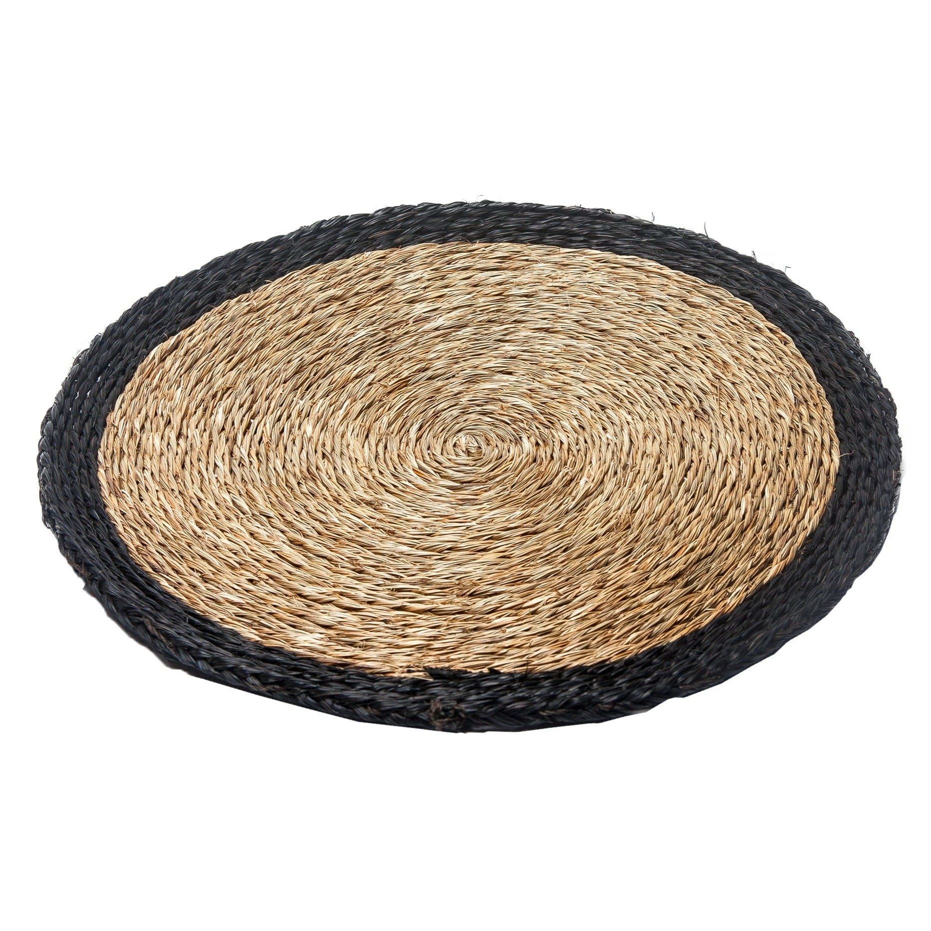Woven Grass Placemats With Colour Trims