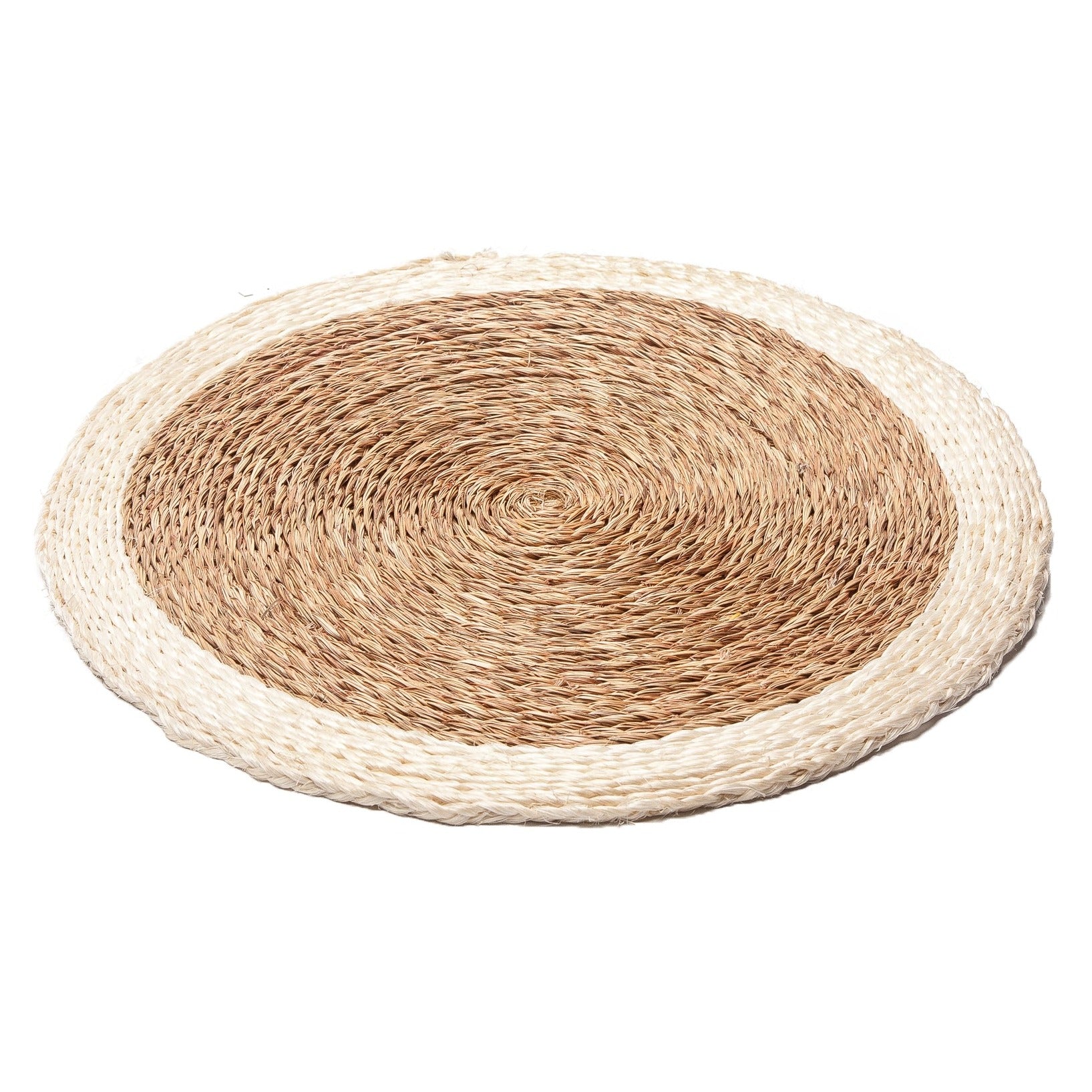 Woven Grass Placemats With Colour Trims