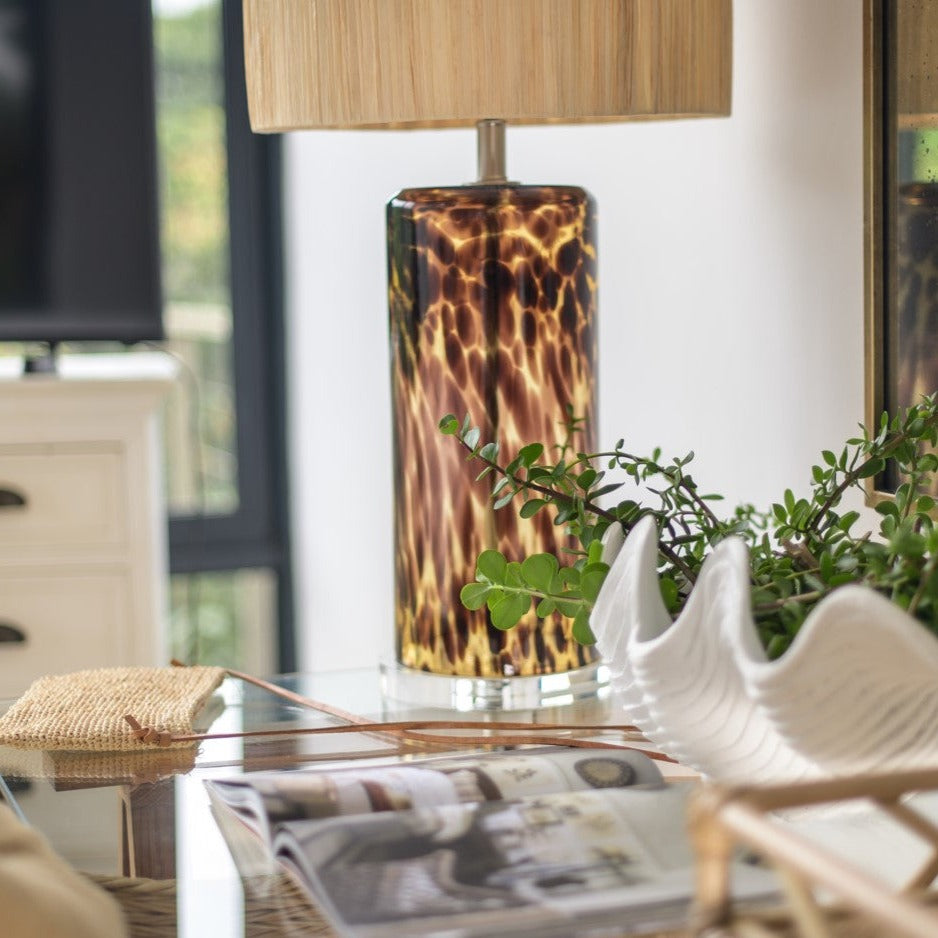 Tortoise Glass Lamp Base