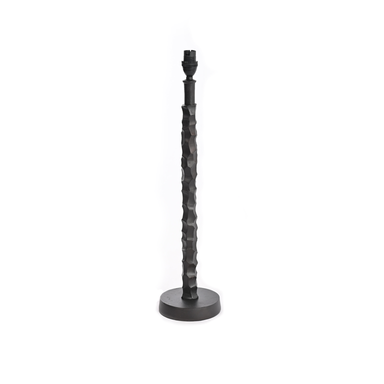 Chiselled Metal Lamp Base