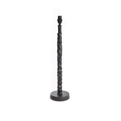 Chiselled Metal Lamp Base