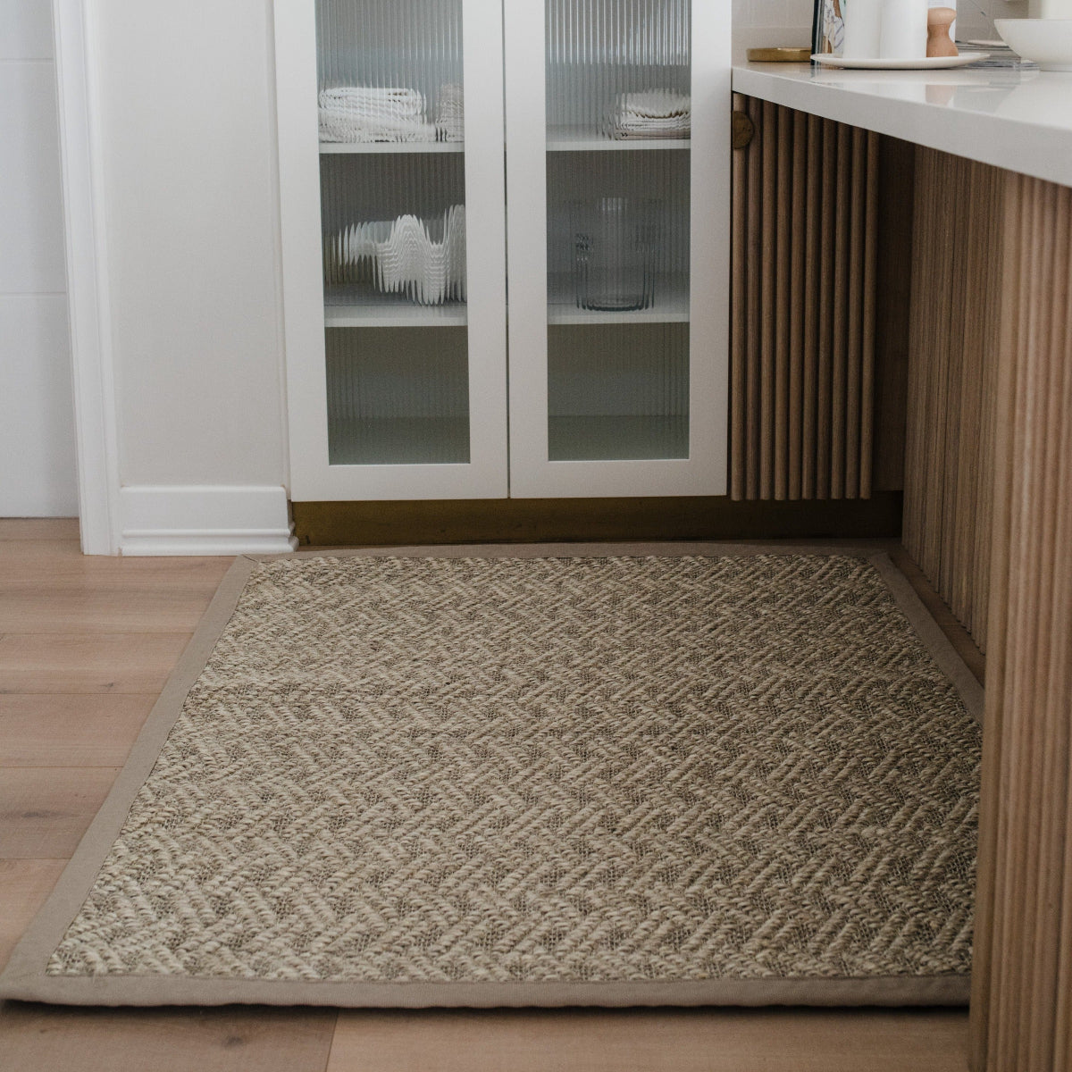 Jacquard Tigers Eye Sisal Natural Rug – Homestead Decor