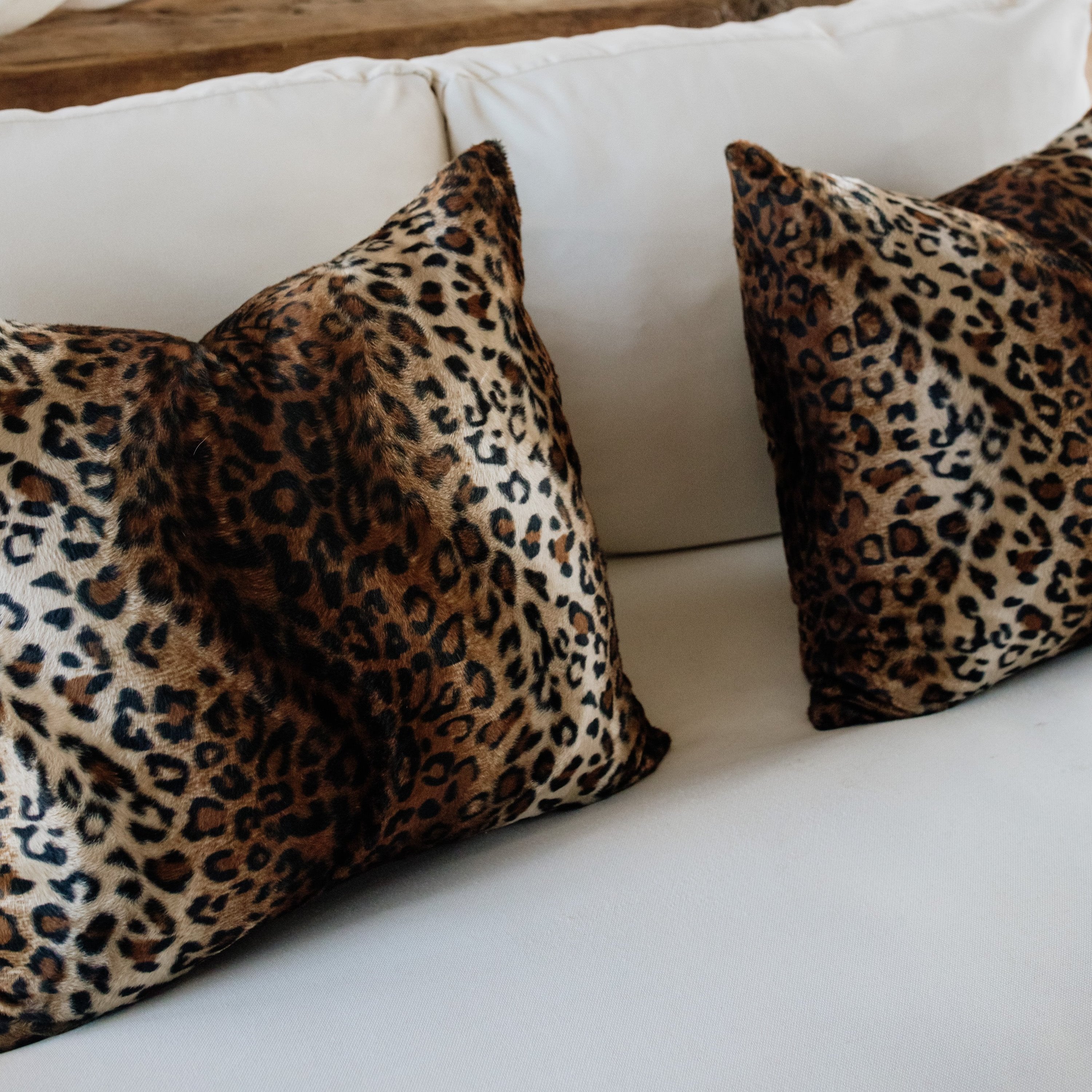 Leopard Fur Cushion Cover