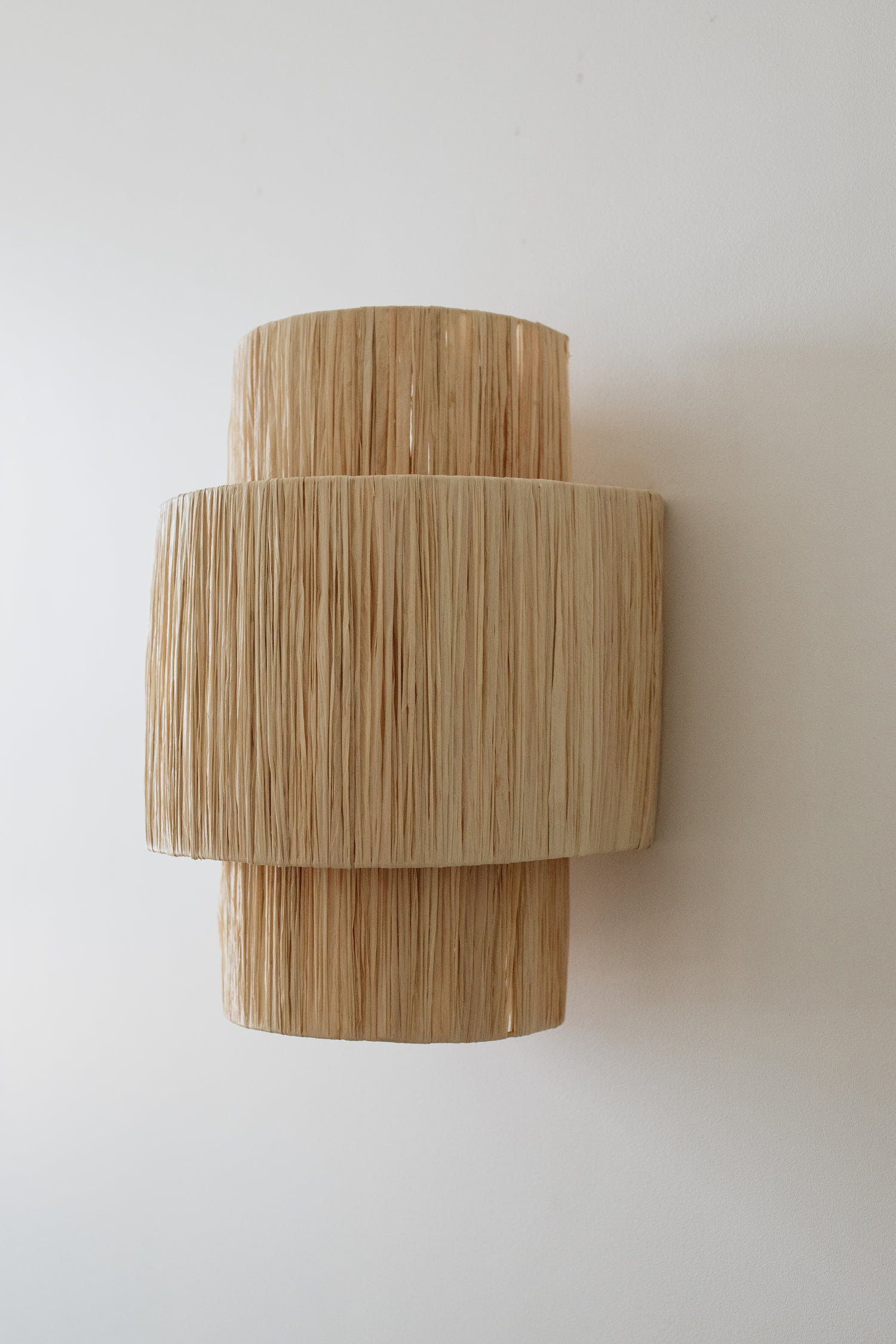 Raffia Wall Sconce