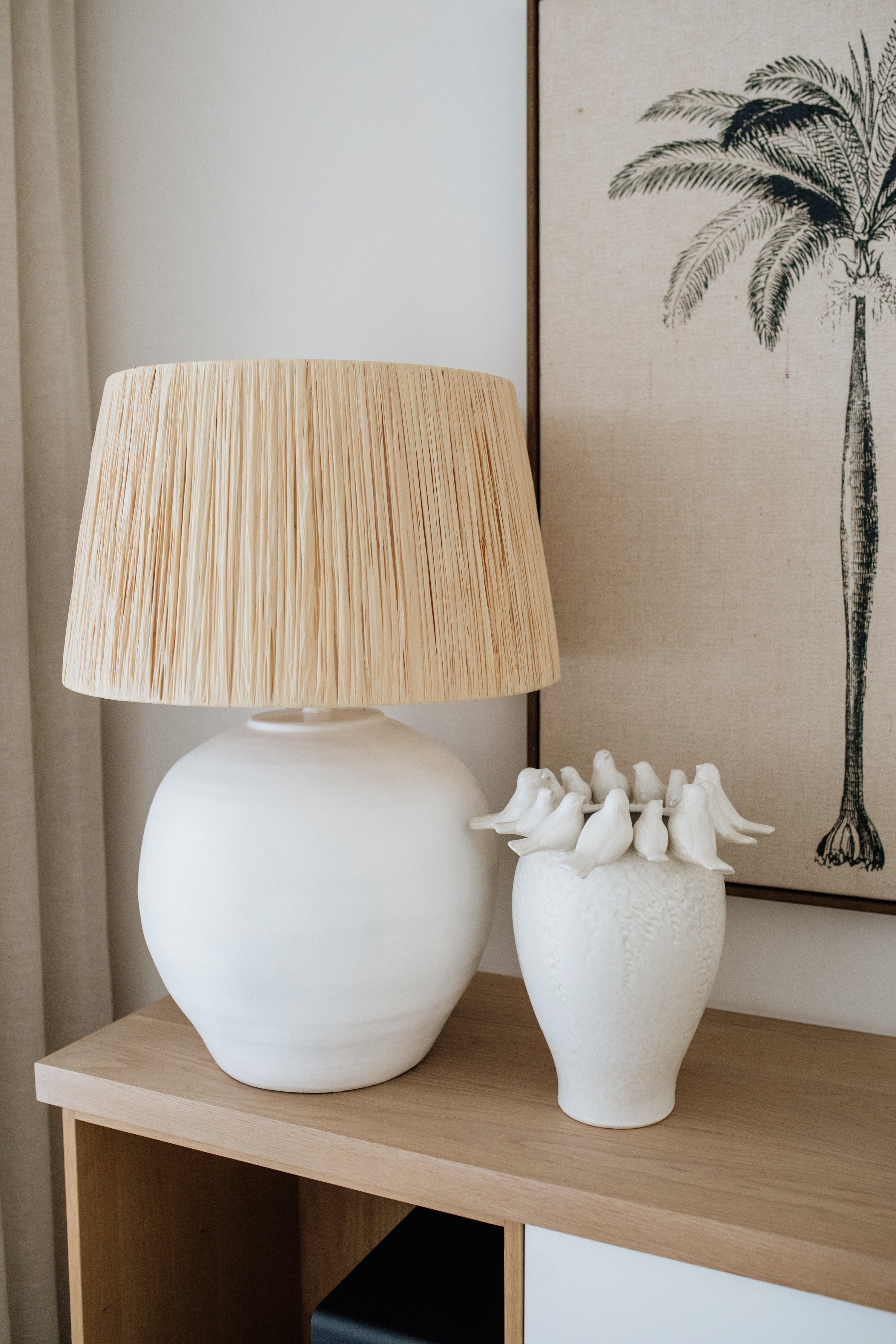 Pot Lamp Base | White