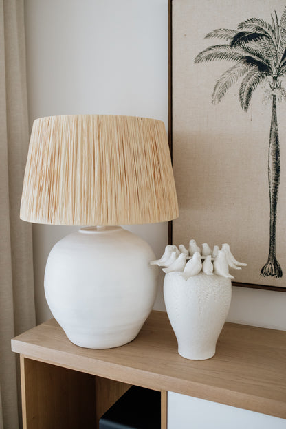 Pot Lamp Base | White
