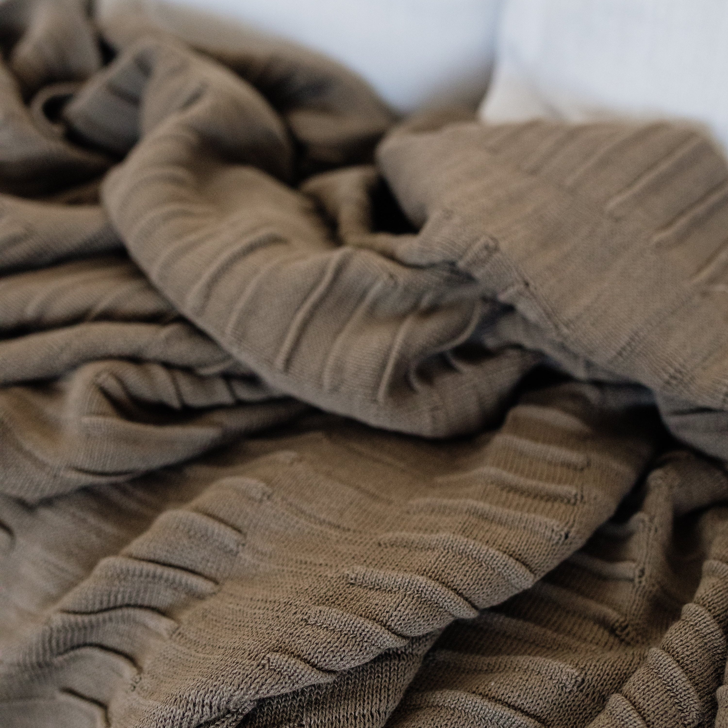 COTTON KNITTED BLANKETS