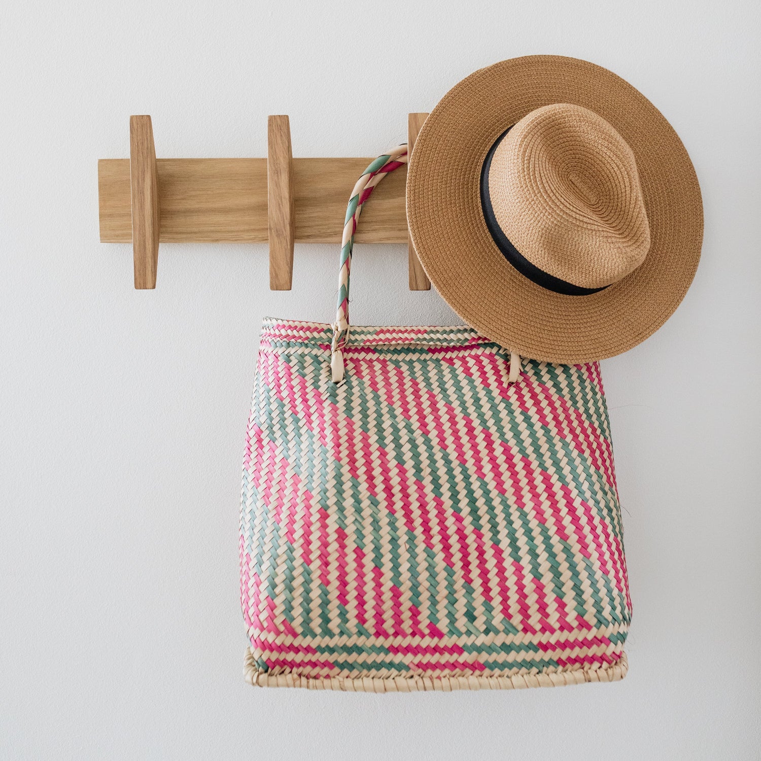 Solid Oak Coat Hooks