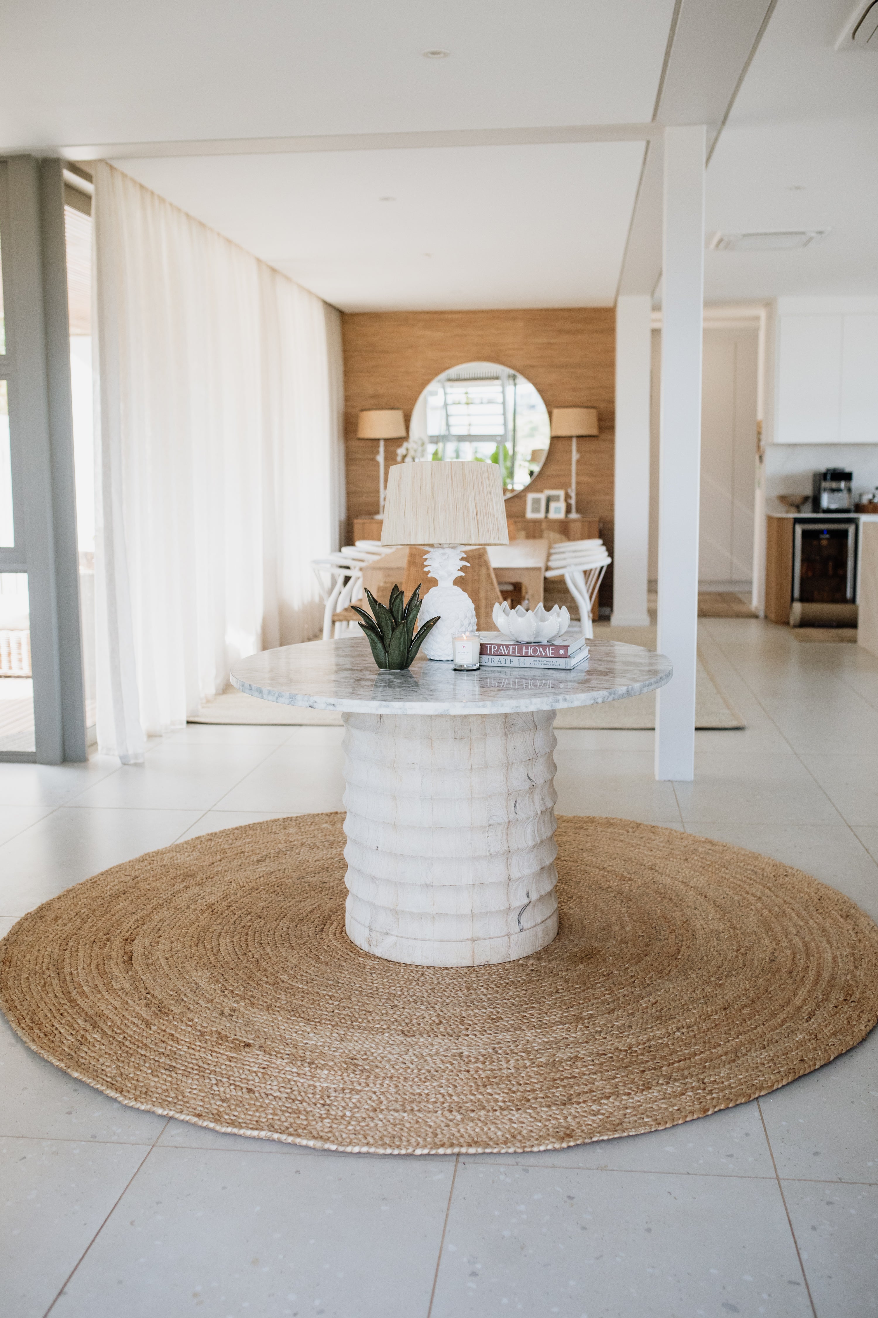 Pineapple Lamp Base | White