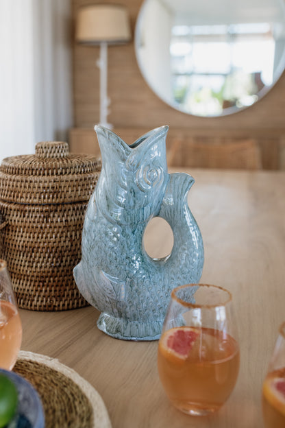CERAMIC KOI FISH JUG