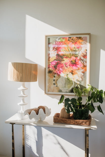 Clam Shell | White