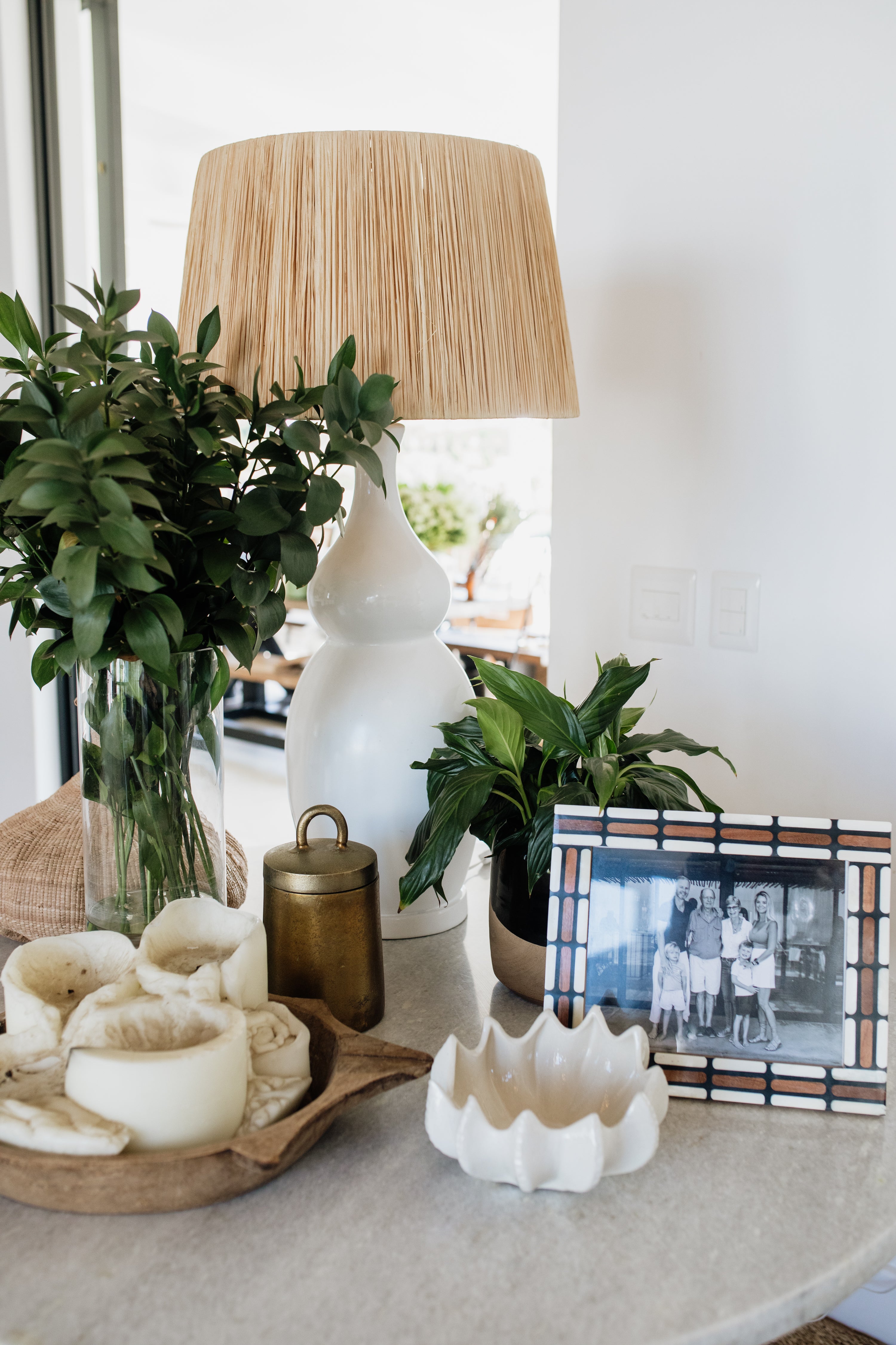CERAMIC ALOE BOWL | IVORY