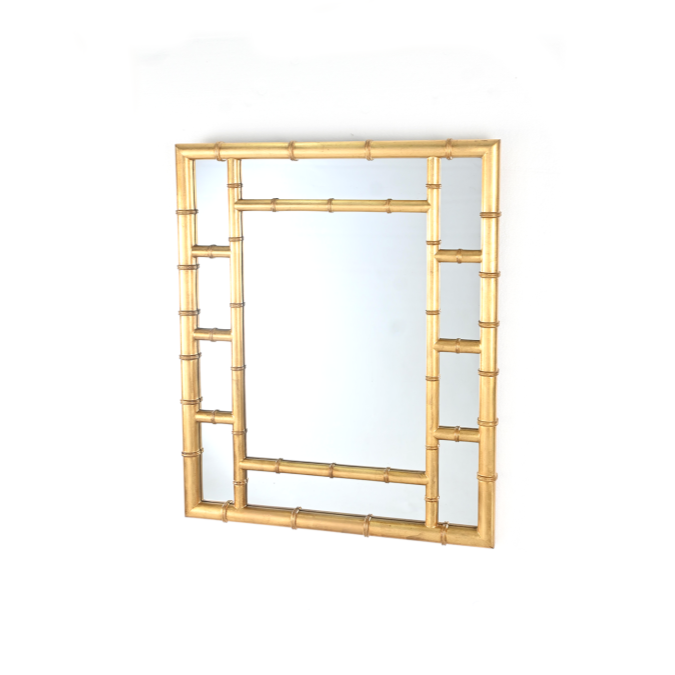Chippendale Bamboo Mirror | Medium