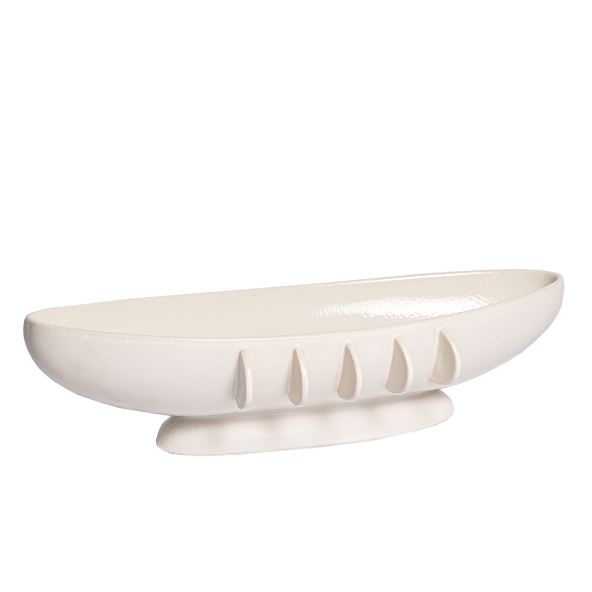 Ceramic Disc Bowl Oval