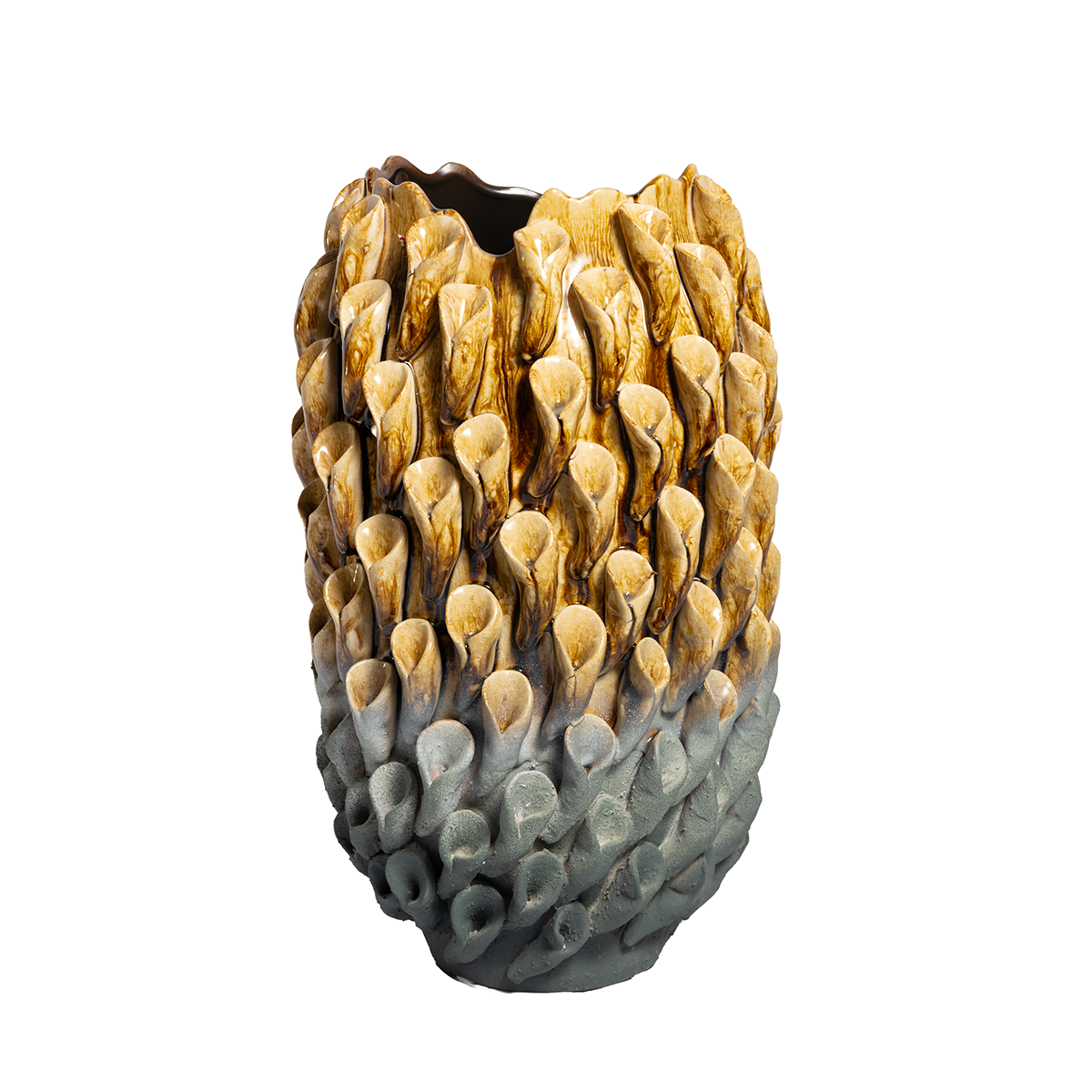 CERAMIC LILY VASE