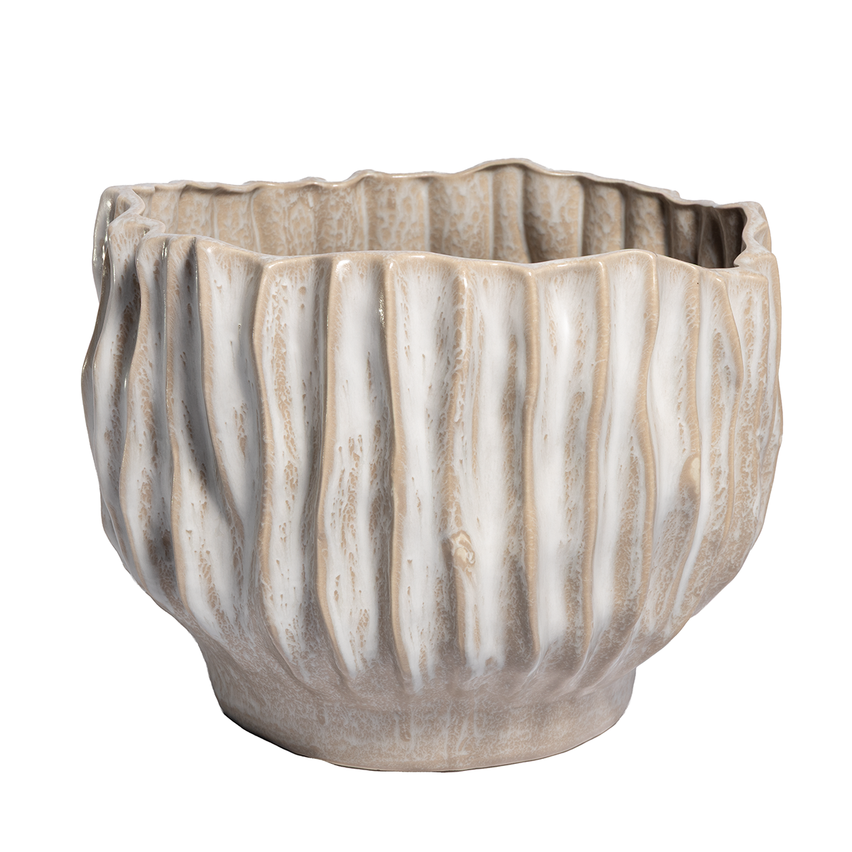 MEDIUM CERAMIC SATURN BOWL |  GREY